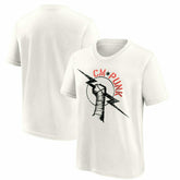 CM Punk WWE Superstar T-Shirt Cream (YOUTH) - Taass discount