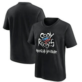 Cody Rhodes WWE Superstar T-Shirt Black (YOUTH) - Taass for sale