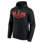 RAW Logo WWE Hoodie Black - Taass for sale