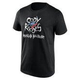 Cody Rhodes WWE Superstar T-Shirt Black - Taass sale