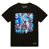 Stone Cold Steve Austin Icy Mitchell & Ness WWE Legend T-Shirt Black - Taass US