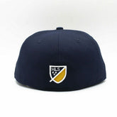 LA Galaxy Team Logo New Era 59FIFTY Fitted MLS Cap - Taass discount