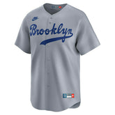 Brooklyn Dodgers Cooperstown Nike Limited MLB Jersey Gray - Taass discount