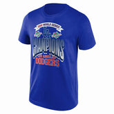 Los Angeles Dodgers 1988 World Series Champions MLB T-Shirt Blue - Taass for sale