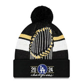 Los Angeles Dodgers 2024 World Series Champions New Era Knit Hat - Taass near me