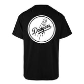 Los Angeles Dodgers Alternate Logo Backer '47 Echo MLB T-Shirt Black - Taass online