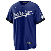 Los Angeles Dodgers Nike City Connect MLB Jersey Blue - Taass discount