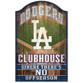 Los Angeles Dodgers WinCraft MLB Clubhouse Wood Sign - Taass US
