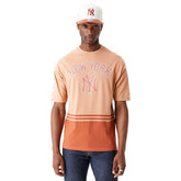 New York Yankees 1996 World Series New Era Oversized MLB T-Shirt Brown - Taass discount