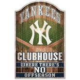 New York Yankees WinCraft MLB Clubhouse Wood Sign - Taass US