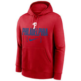 Philadelphia Phillies Nike Club Slack MLB Hoodie Red - Taass discount