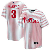 Bryce Harper #3 Philadelphia Phillies Nike MLB Jersey Pinstripe - Taass US