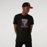 Chicago Bulls Futuristic New Era NBA T-Shirt Black - Taass for sale