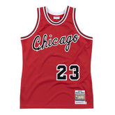 Michael Jordan #23 Chicago Bulls 1984-85 Authentic NBA Jersey Red - Taass US