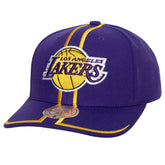 Los Angeles Lakers 1998 NBA Draft Mitchell & Ness Pro Crown Strapback Cap - Taass for sale