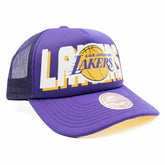 Los Angeles Lakers NBA Billboard Mitchell & Ness Trucker Cap - Taass sale