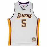 Robert Horry #5 Los Angeles Lakers 2002-03 Mitchell & Ness Swingman NBA Jersey White - Taass for sale