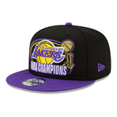 Los Angeles Lakers 2020 NBA Champs New Era 9FIFTY Snapback NBA Cap Black/Purple - Taass for sale