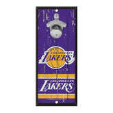 Los Angeles Lakers NBA Bottle Opener Sign - Taass discount