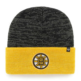 Boston Bruins '47 Two-Tone Brain Freeze Beanie NHL Knit Hat - Taass near me