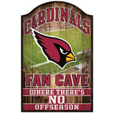 Arizona Cardinals WinCraft NFL Fan Cave Wood Sign - Taass discount