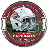 Arizona Cardinals Chrome NFL Wall Clock - Taass discount