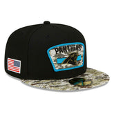 Carolina Panthers 2021 NFL On-Field Salute to Service New Era 59FIFTY Fitted Cap - Taass sale