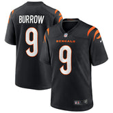 Joe Burrow #9 Cincinnati Bengals Nike Game NFL Football Jersey Black - Taass discount