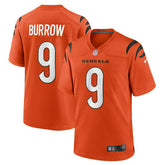 Joe Burrow #9 Cincinnati Bengals Nike Game NFL Jersey Alternate Orange - Taass sale