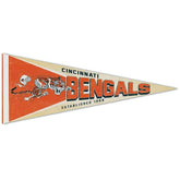 Cincinnati Bengals Premium Throwback NFL Pennant - Taass for sale