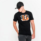 Cincinnati Bengals Team Logo Football NFL T-Shirt Black - Taass sale