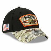 Cleveland Browns 2021 NFL On-Field Salute to Service New Era 39THIRTY Flex Fit Cap - Taass online