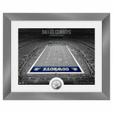 Dallas Cowboys Art Deco Stadium Silver Coin Framed NFL Photo - Taass discount