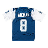 Troy Aikman #8 Dallas Cowboys 1995 Authentic Throwback NFL Jersey - Taass for sale