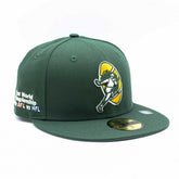 Green Bay Packers Throwback First World Championship New Era 59FIFTY Fitted NFL Cap - Taass online