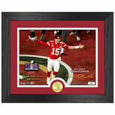 Patrick Mahomes Super Bowl LVIII MVP Bronze Coin Framed NFL Photo - Taass sale