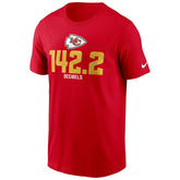 Kansas City Chiefs 142.2 Decibles Nike Essential NFL T-Shirt Red - Taass sale