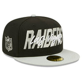 Las Vegas Raiders 2022 NFL Draft On-Stage New Era 59FIFTY Fitted Cap - Taass discount
