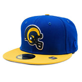 Los Angeles Rams Throwback New Era 59FIFTY Fitted NFL Cap Blue - Taass sale