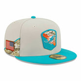 Miami Dolphins 2023 NFL Salute to Service New Era 59FIFTY Fitted Cap - Taass for sale