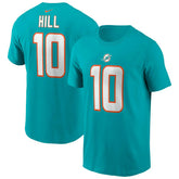 Tyreek Hill #10 Miami Dolphins Nike Player NFL T-Shirt Aqua - Taass discount
