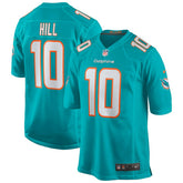 Tyreek Hill #10 Miami Dolphins Nike Game NFL Jersey Aqua - Taass sale