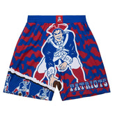 New England Patriots Mitchell & Ness Jumbotron 2.0 NFL Shorts - Taass for sale