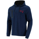 New England Patriots Mono Doorbusters Premium NFL Hoodie Navy - Taass US