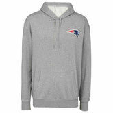 New England Patriots Detail Logo New Era NFL Hoodie Grey - Taass near me