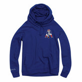 New England Patriots Funnel Neck Pullover NFL Hoodie (WOMEN'S) - Taass sale