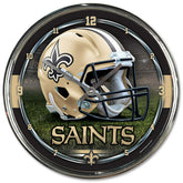 New Orleans Saints Chrome NFL Wall Clock - Taass online