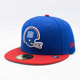 New York Giants Throwback Helmet New Era 59FIFTY Fitted NFL Cap - Taass sale