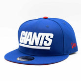 New York Giants Classic Blue Wordmark New Era 9FIFTY NFL Snapback Cap - Taass US