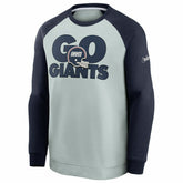 New York Giants GO GIANTS Nike Throwback NFL Crewneck Pullover - Taass near me